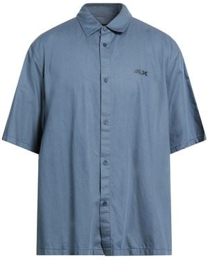 ARMANI EXCHANGE Shirt Lyocell, Cotton - Blue