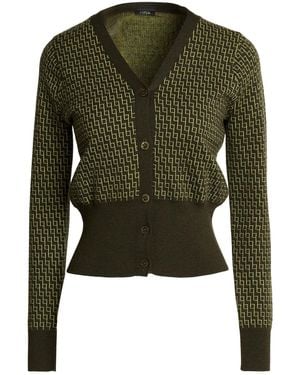 Aspesi Military Cardigan Virgin Wool - Green