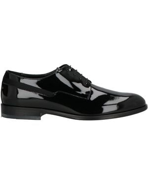 ROSSI SHOES Lace-Up Shoes Leather - Black