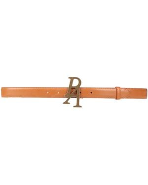 Palm Angels Belt Leather - White