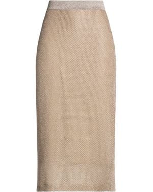 Tory Burch Midi Skirts - Natural