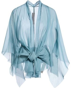 Rick Owens Light Top Silk - Blue