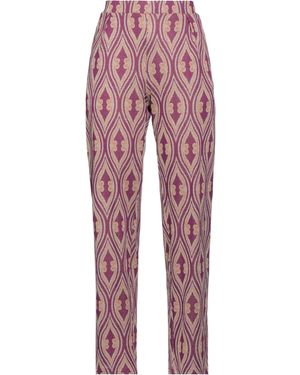 Niu Trousers Viscose, Polyamide, Metallic Fibre, Elastane - Red