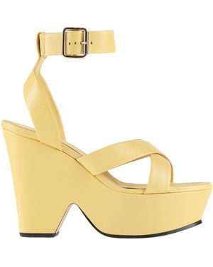 Victoria Beckham Sandals Lambskin - Metallic