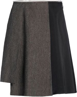 Kolor Mini Skirt Wool, Polyester - Black