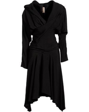 v neck black formal dress Black Sleek Satin V-Neck Dress For Prom With Beading And Lace-Up Back main image 1