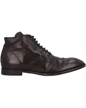 Dolce & Gabbana Dark Ankle Boots Leather - Brown