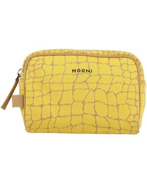 Marni Beauty Case Textile Fibers - Yellow