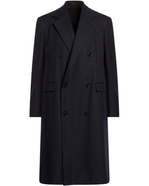 Lardini Midnight Overcoat & Trench Coat Wool - Black