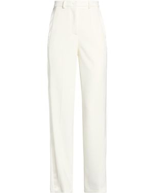 ViCOLO Ivory Pants Polyester, Elastane - White
