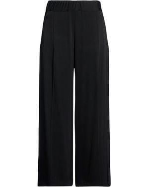 Semicouture Trousers Viscose, Virgin Wool - Black