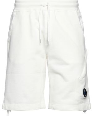 EMPORIO ARMANI for C.P. COMPANY Shorts & Bermuda Shorts Cotton - White