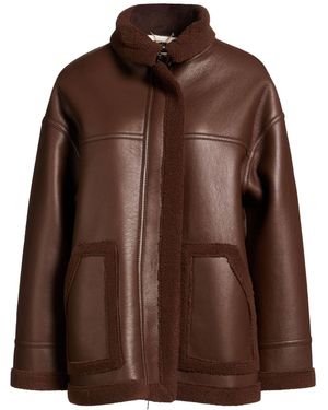 Silvian Heach Shearling & Teddy - Brown