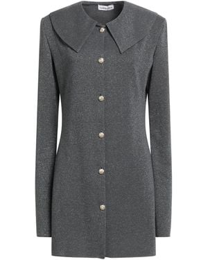 LES FILLES D'EVA Mini Dress Viscose, Polyester, Elastane - Gray