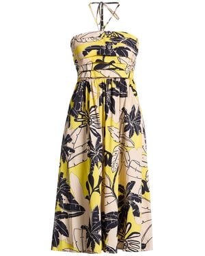 Twinset Midi Dress Cotton, Polyester - Metallic