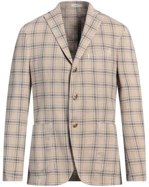 Boglioli Blazer Cotton, Linen, Polyester, Elastane - Natural
