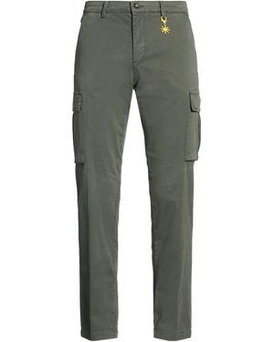 Manuel Ritz Trousers Cotton, Elastane - Grey