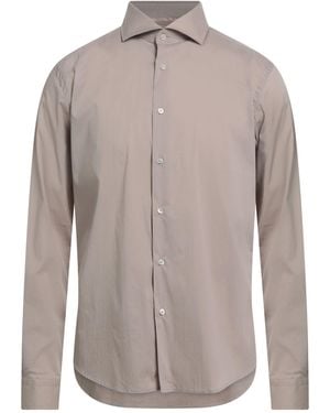 Alessandro Lamura Shirt Cotton, Polyamide, Elastane - Gray