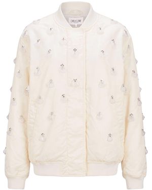 Del Core Jacket Nylon, Viscose - White