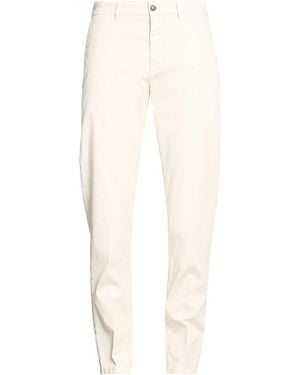 Siviglia Ivory Pants Cotton, Elastane - White