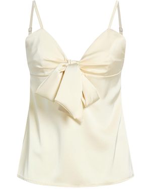 Kontatto Cream Top Polyester - White
