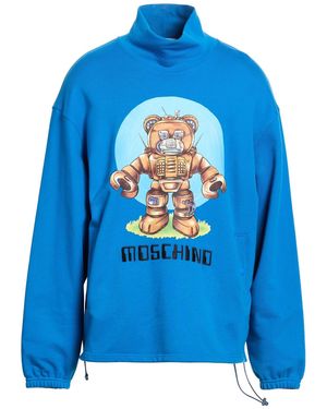 Moschino Couture Sweatshirt Organic Cotton - Blue