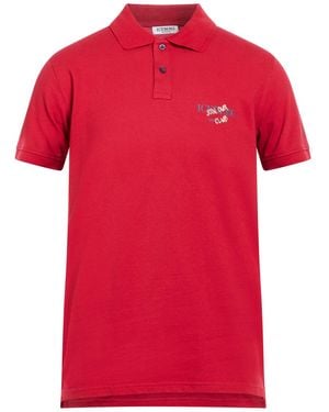 Iceberg Beachwear Polo Shirt Cotton, Elastane - Red