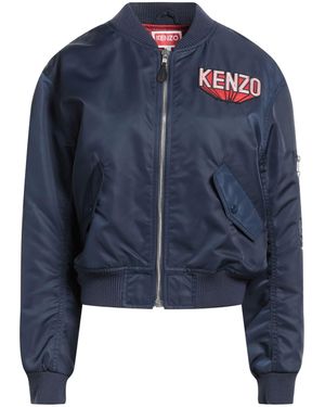 KENZO Midnight Jacket Polyamide, Acetate, Cotton, Polyester, Elastane - Blue