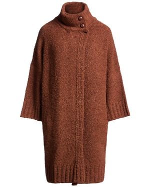 Liu Jo Coat Acrylic, Wool, Alpaca Wool, Polyester - Brown