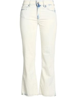 CIGALA'S Jeans Cotton, Elastane - White