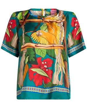 Franco Ferrari Deep Top Silk - Blue
