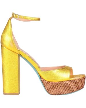 Fratelli Russo Sandals Leather - Yellow