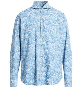 Giannetto Portofino Denim Shirt Cotton - Blue