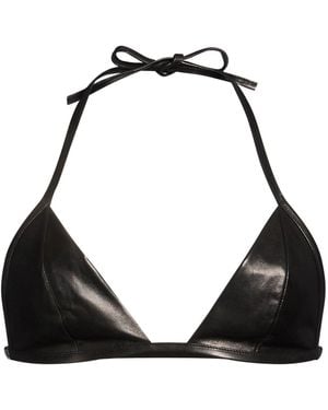 Rick Owens Top Lambskin - Black