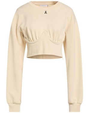 Patrizia Pepe Sweatshirt Polyester, Cotton - Natural