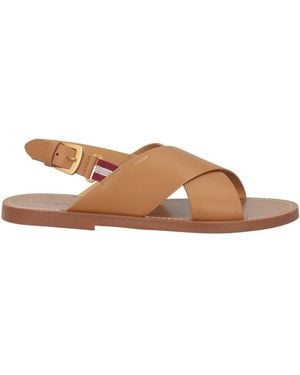 Bally Tan Sandals Cow Leather - Brown
