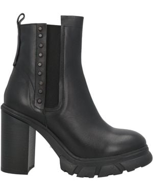 CafeNoir Botines de caña alta - Negro