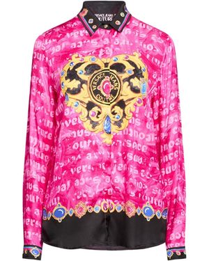 Versace Jeans Couture Fuchsia Shirt Viscose - Pink