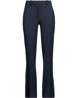 P.A.R.O.S.H. Midnight Trousers Virgin Wool, Elastane - Blue