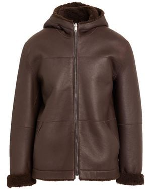 PT Torino Mouton Et Fourrure Synthétique - Marron