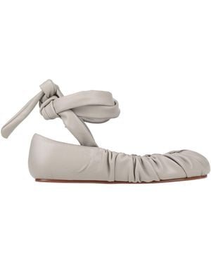 Yume Yume Ballet Flats Textile Fibres - White
