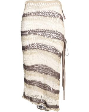 Sportmax Midi Skirts - Natural