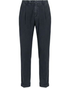 GTA IL PANTALONE Midnight Trousers Virgin Wool - Blue
