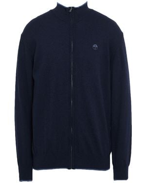 North Sails Cardigan Polyamide, Wool, Viscose, Cashmere - Blue