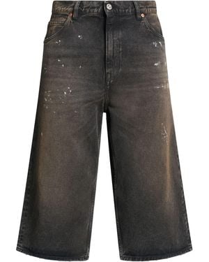 Our Legacy Charcoal Denim Shorts Cotton - Gray
