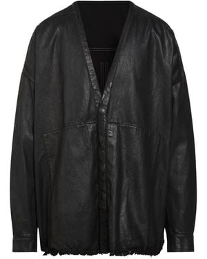 Rick Owens Denim Outerwear Cotton - Black
