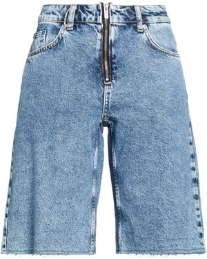 KARL LAGERFELD Denim Shorts Organic Cotton - Blue