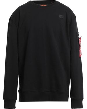Alpha Industries Sweatshirt Cotton, Elastane - Black