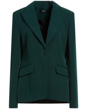 Gattinoni Dark Blazer Polyester, Elastane - Green
