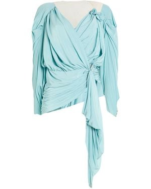 Lanvin Top Polyester, Polyamide - Blue